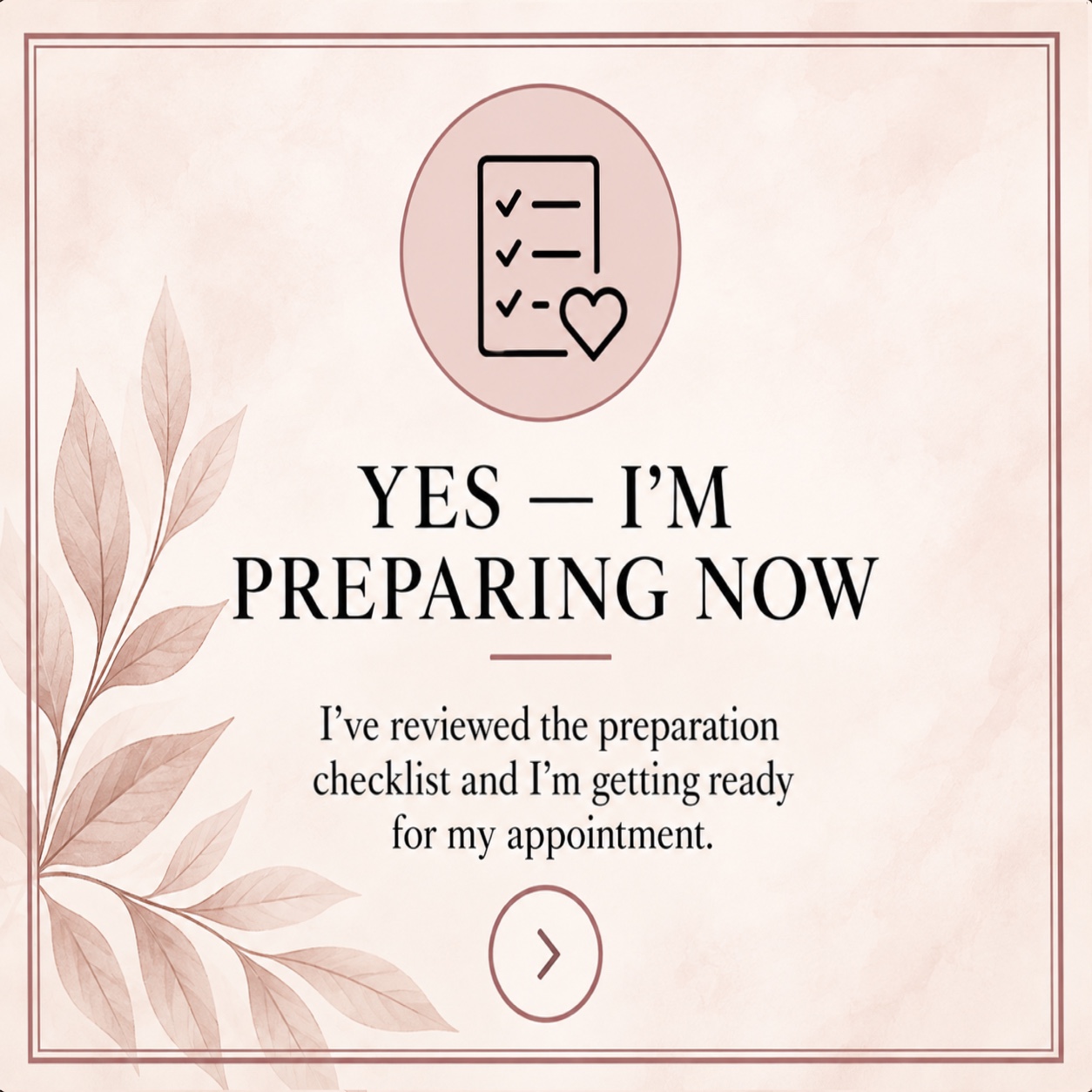 Yes - I’m preparing now